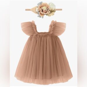 “Mocha” Tulle Dress